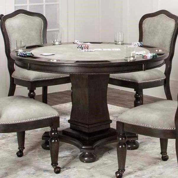 Talbot round 48 game table by cramco inc game table
