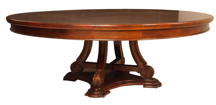 The best antique round mahogany coffee table