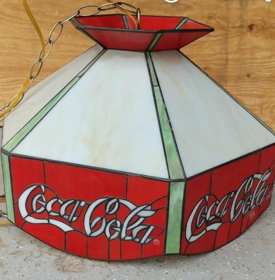 Theme party decor retro coca cola hanging lamp events by