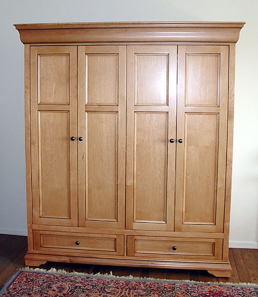 Tuscany armoire wall unit hide your flat panel tv behind