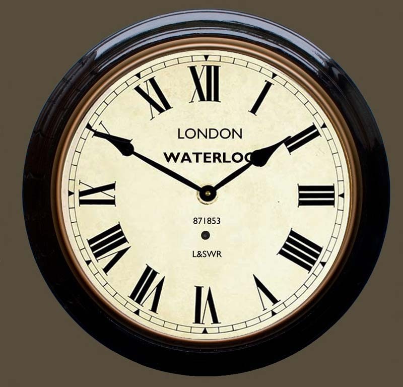Waterloo station wall clock