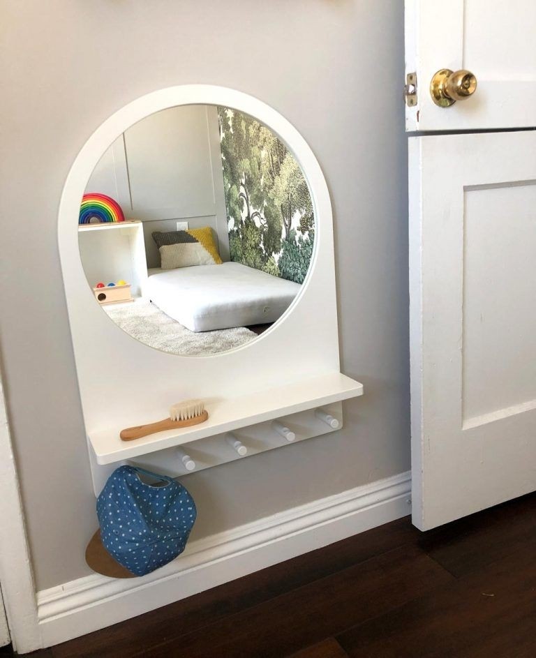 Why theres always a mirror in a montessori bedroom
