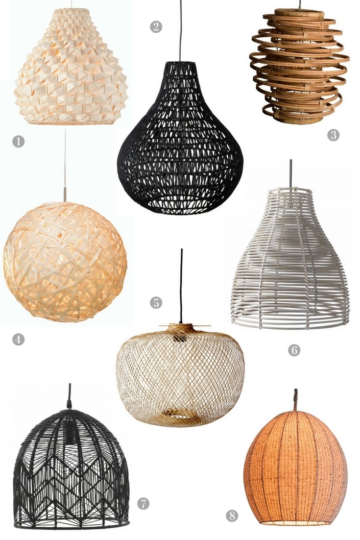 Woven and sustainable lamp shades the best of the bunch