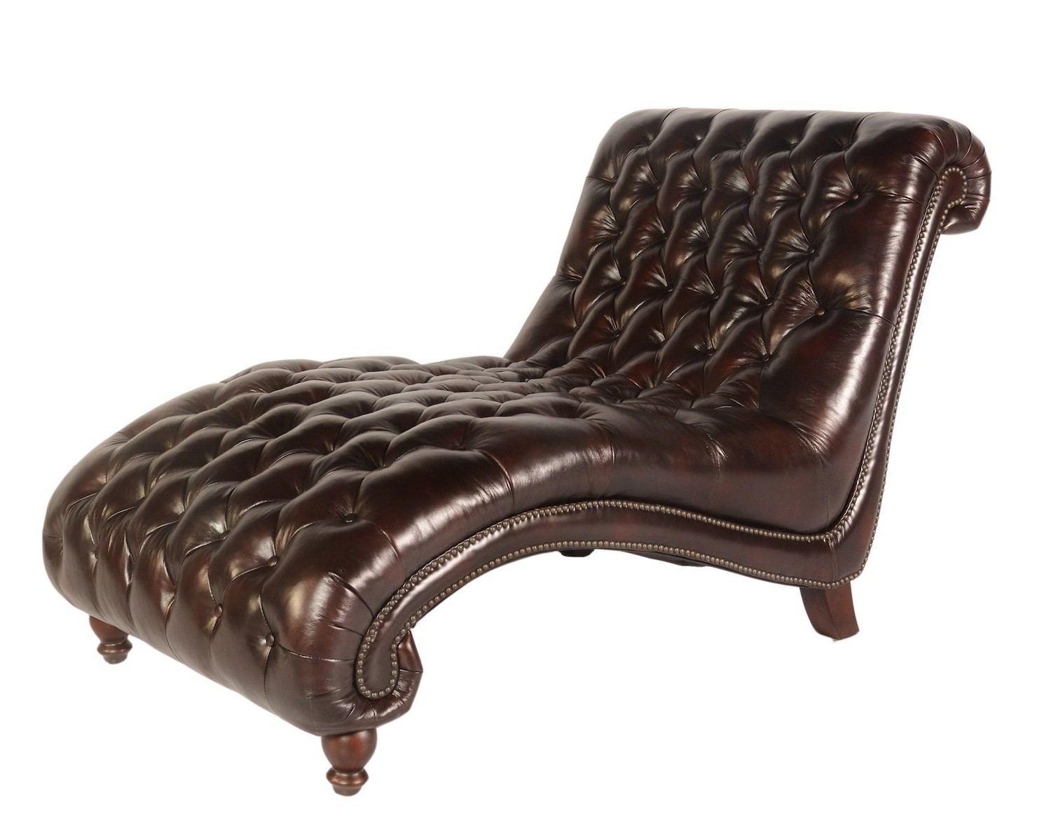 2020 latest leather chaise lounges