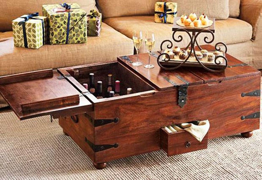 Maritime Trunk Coffee Table, Color: Walnut - JCPenney