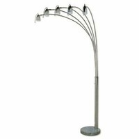 Nice Spider 5 Arc/arm Sofa Sectional Floor Lamp Black Nice Spider 5 Arc/arm Sofa Sectional Floor Lamp Black