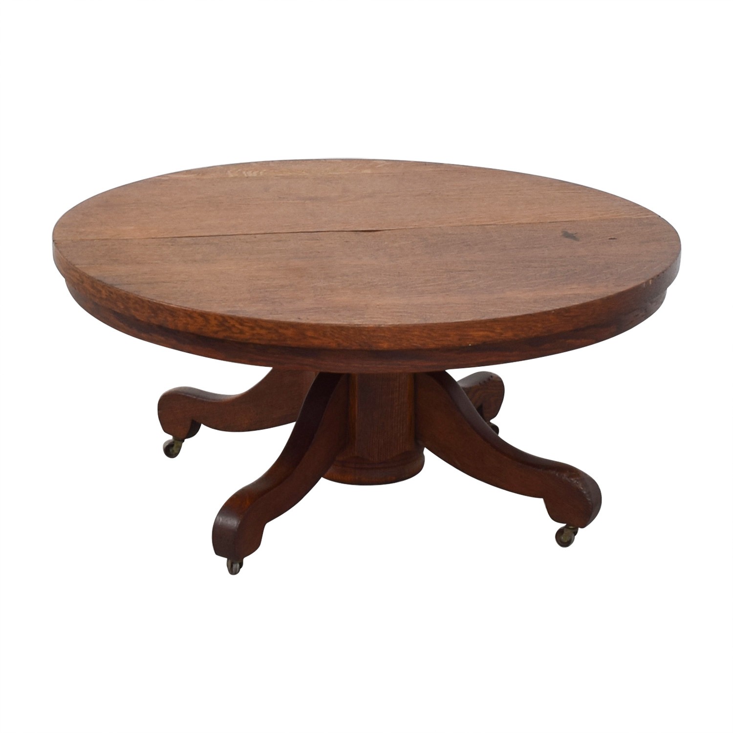 90 off round oak coffee table tables