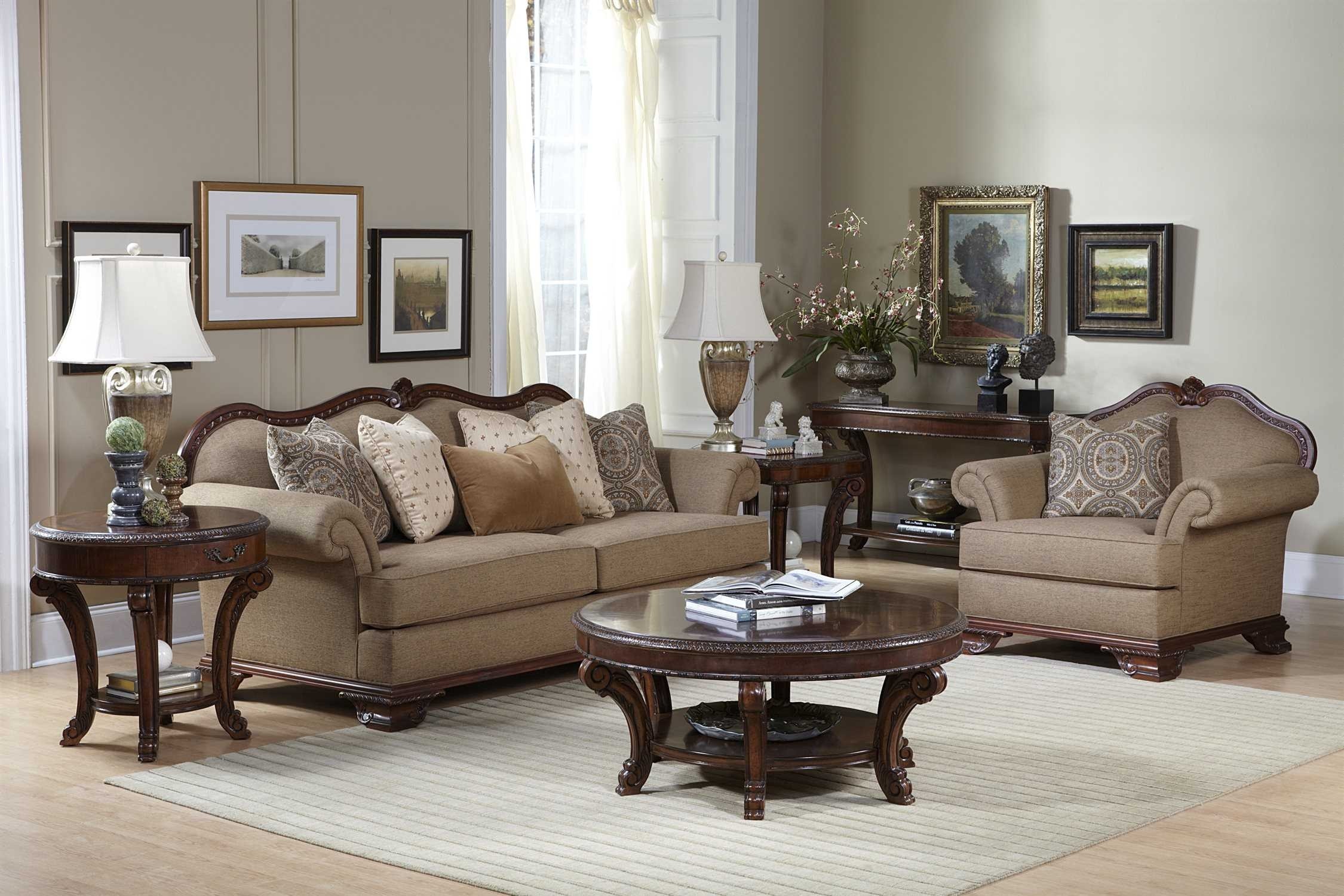 A r t furniture old world living room set at1433022606set2