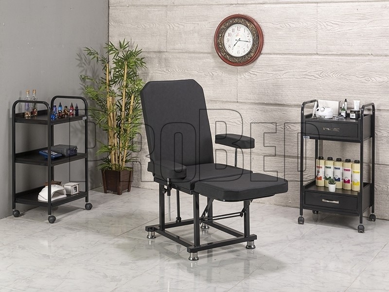 A tattoo chair black