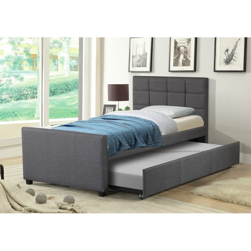 Algrenon twin platform bed with trundle reviews allmodern