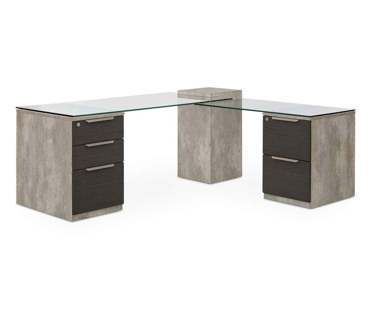 Alva executive desk left facing return scandinavian designs