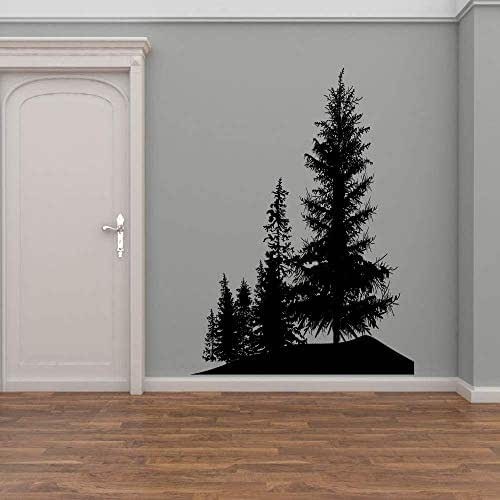Amazon com tall pine trees vinyl wall decal sticker handmade