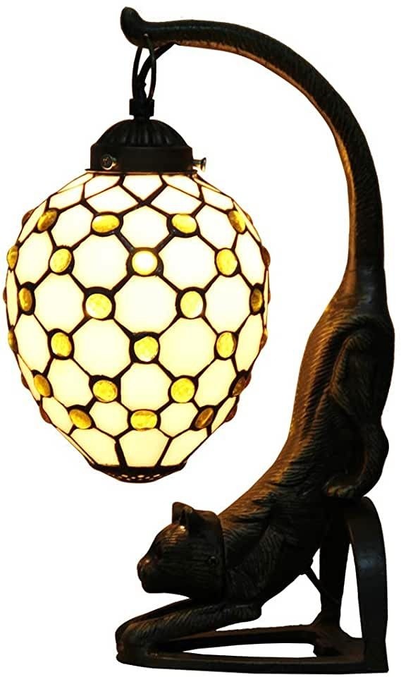 Amazon com tiffany cat lamp cat lamp lamp novelty lamp