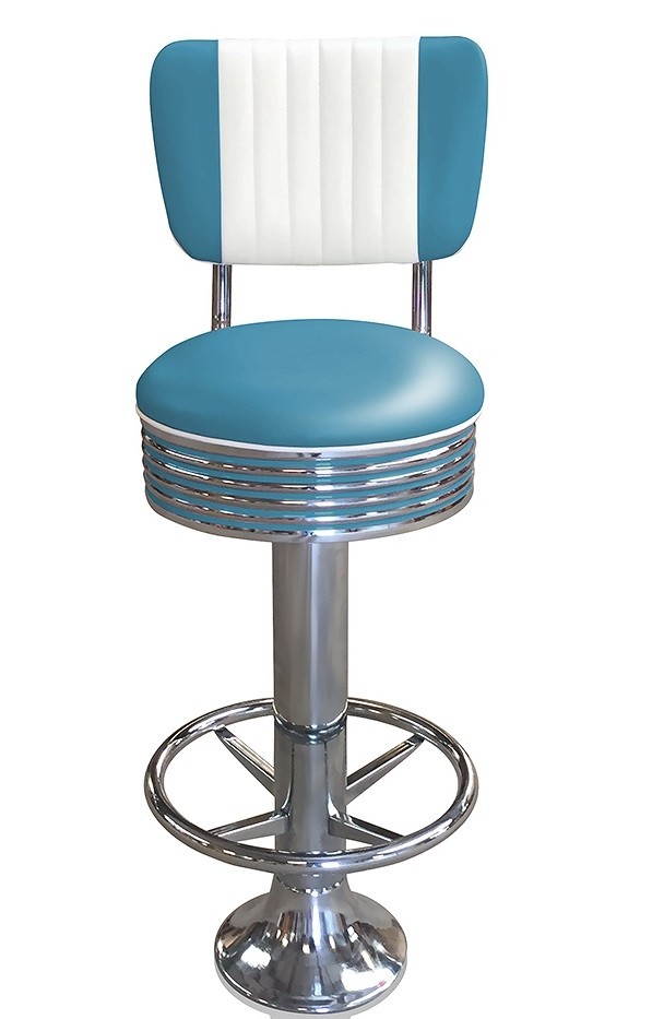 American 50s style diner bar stools retro bar stools 4