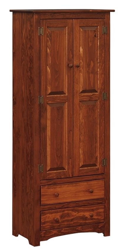 Amish pine linen cabinet