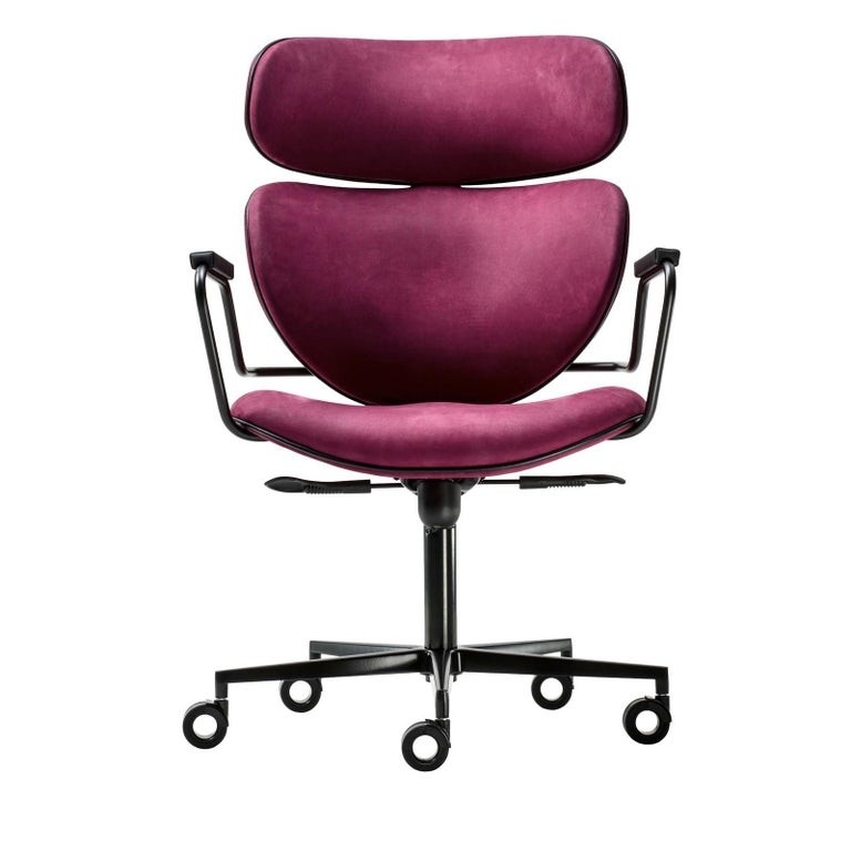 Asia purple swivel chair for sale at 1stdibs