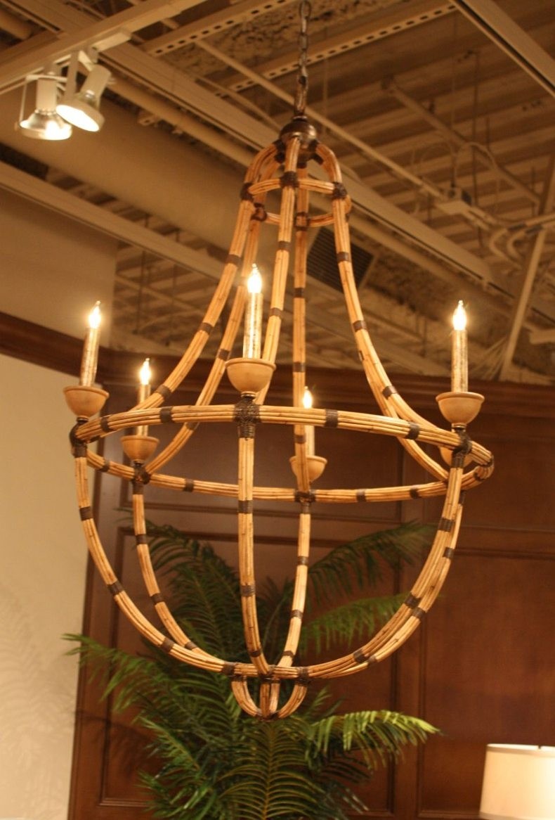 Bamboo chandelier design eco