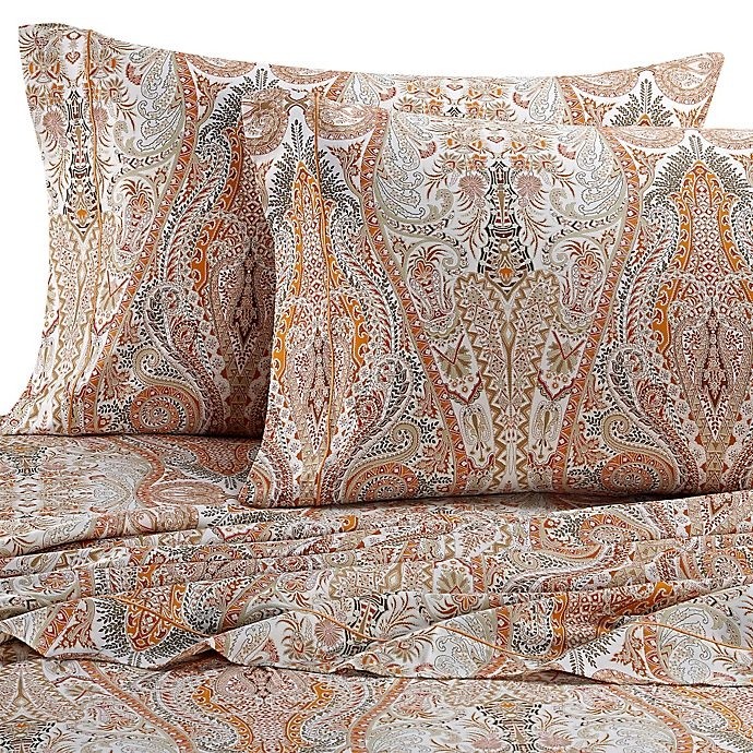 Bellino fine linens r paisley 300 thread count sheet set