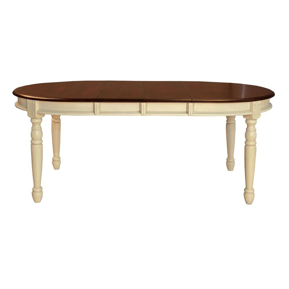 British isles 54 76 oval dining table with 2 12