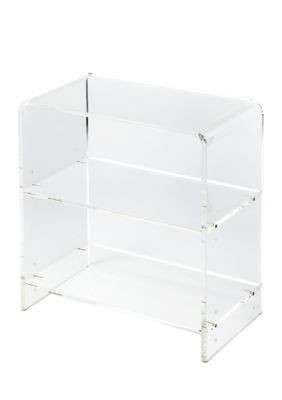 Butler specialty company crystal clear acrylic bookcase