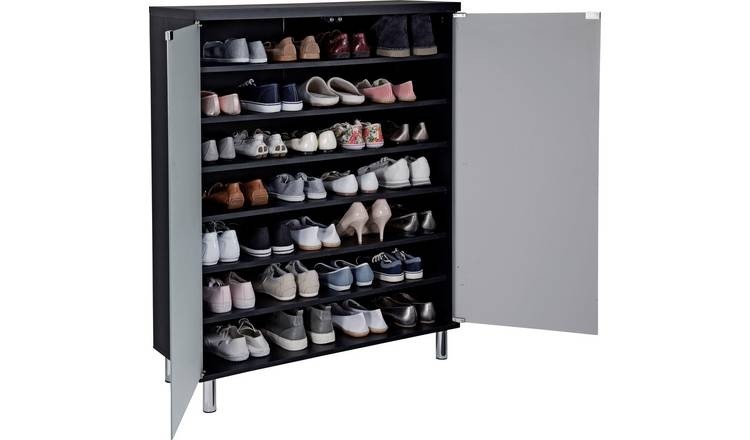 Buy argos home milan frosted glass door shoe cabinet