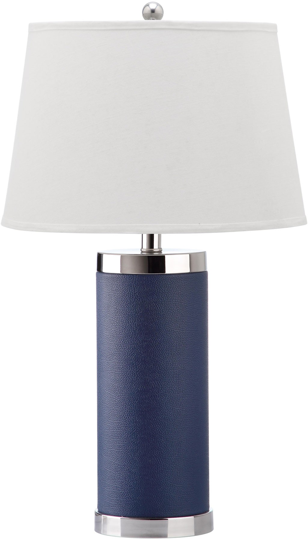 Choose navy blue table lamps if looking for beaty in