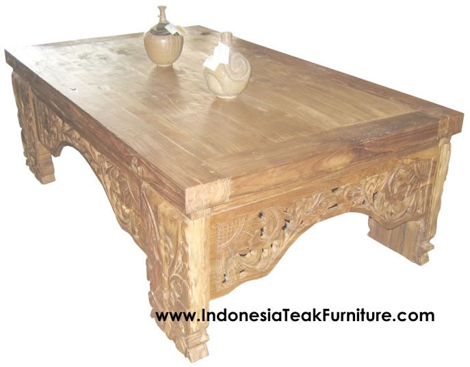 Coffee table from bali indonesia