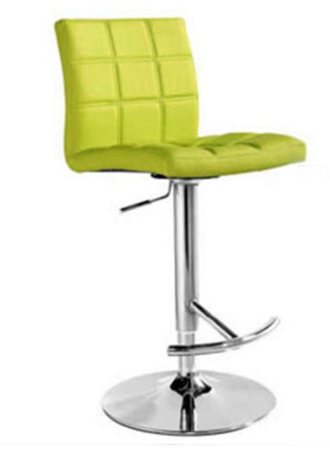 Cosmos lime green faux leather gas lift bar stool brand