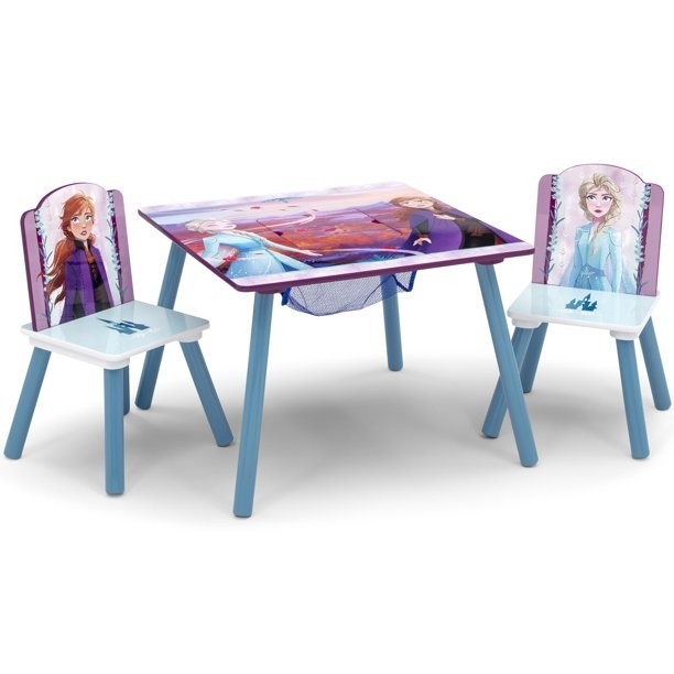 Disney frozen ii table and chair set with storage by