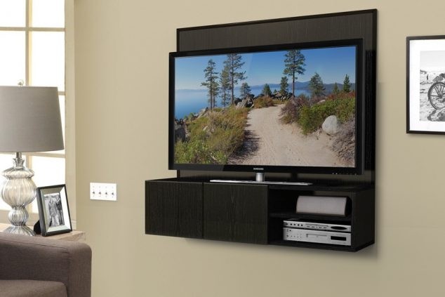 Diy wall mounted media cabinet to get idea from 1