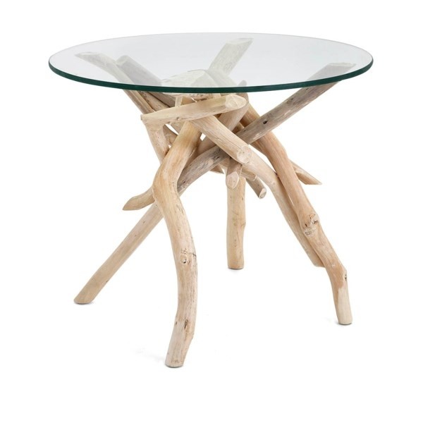 Driftwood accent table all coastal imax worldwide home