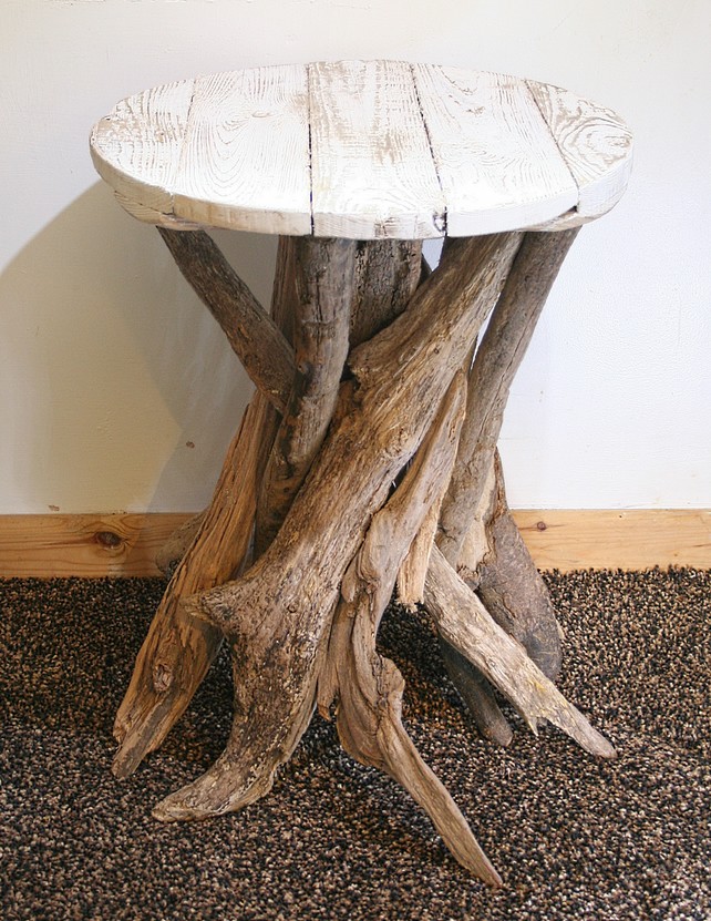 Driftwood coffee table drift wood side table folksy