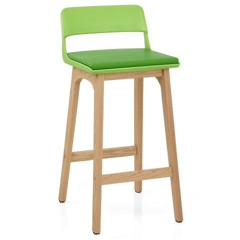 Echo oak lime green bar stool atlantic shopping 4