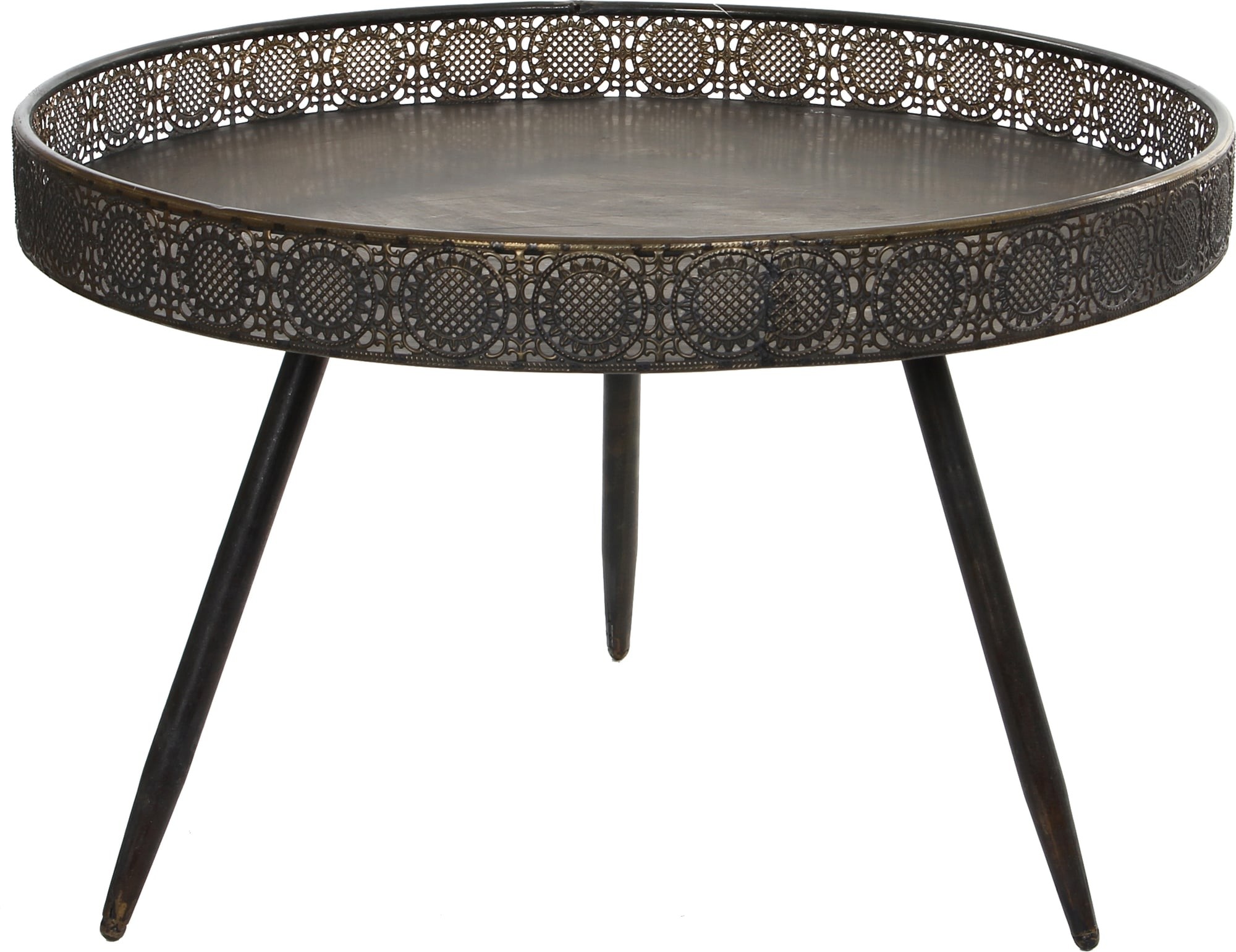 Edelman table coffee table in bronze 70 cm bloomling