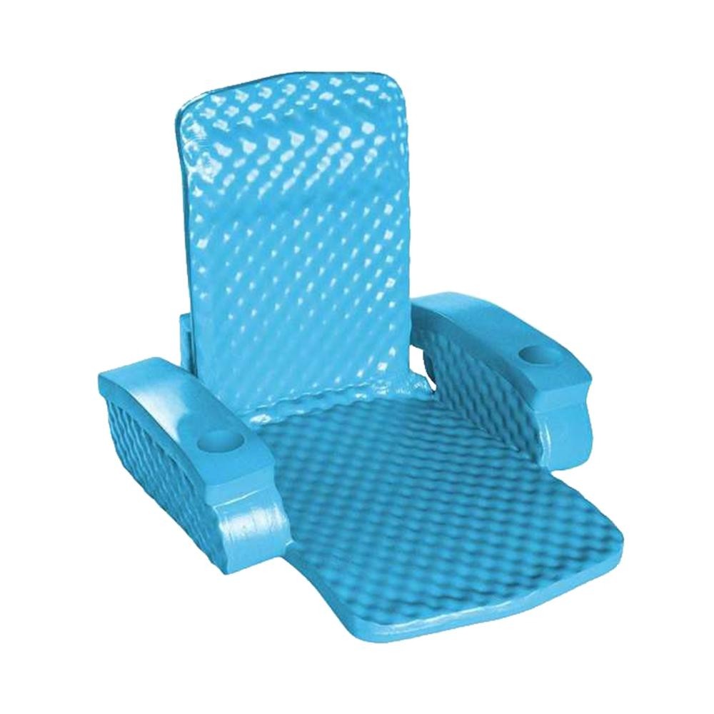 Floating swimming pool chair folding vinyl foam water