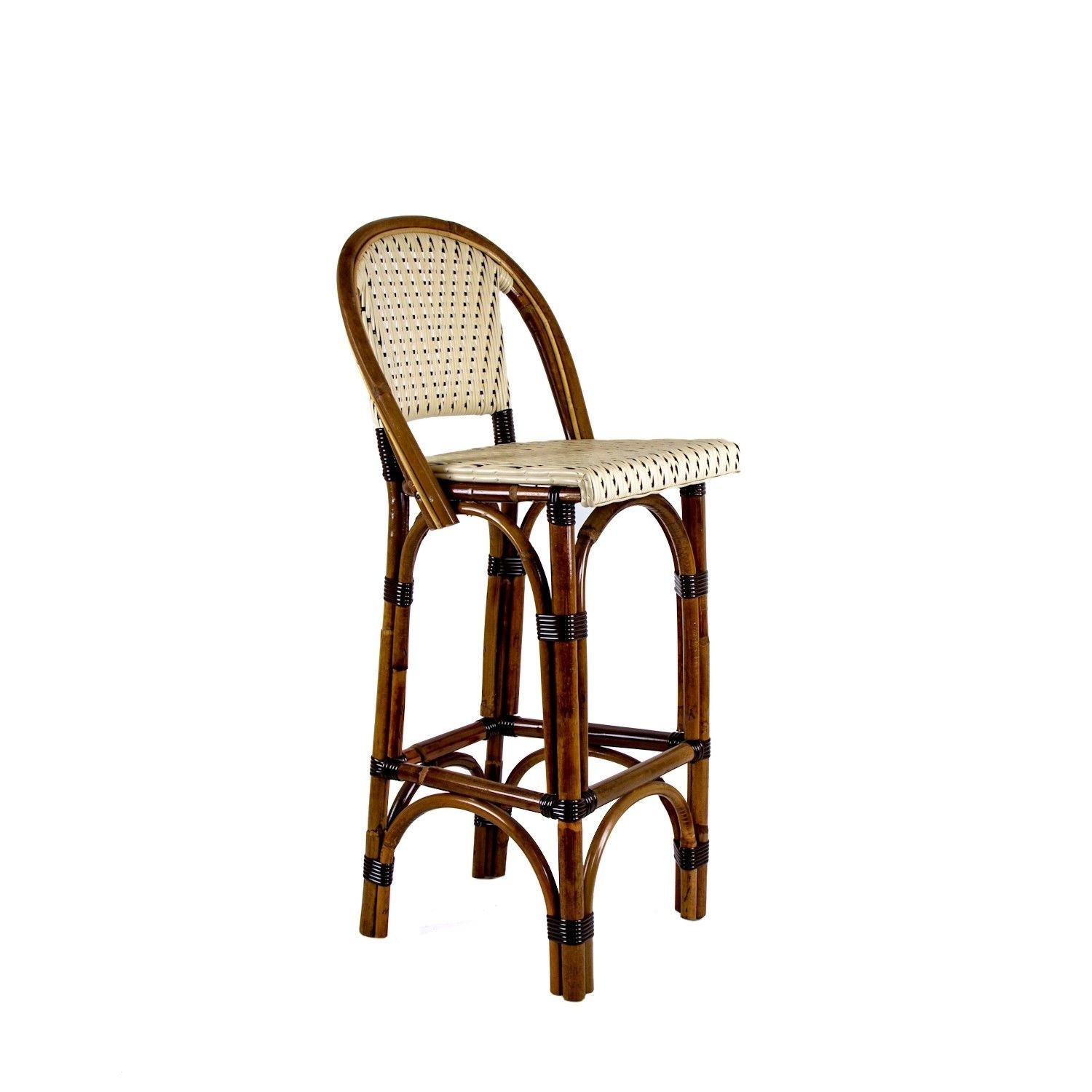 French bistro barstool with back maison midi 340 1