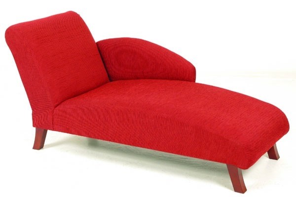 Homeofficedecoration red chaise lounge 3