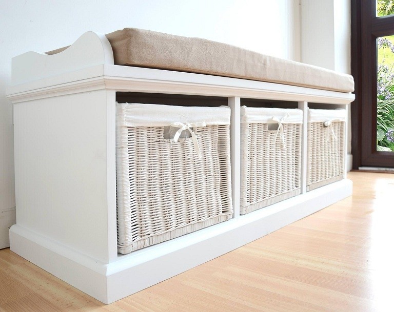 Indoor storage bench the much needed extra space it