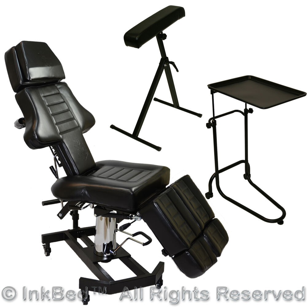Inkbed tattoo package massage table chair arm bar ink bed