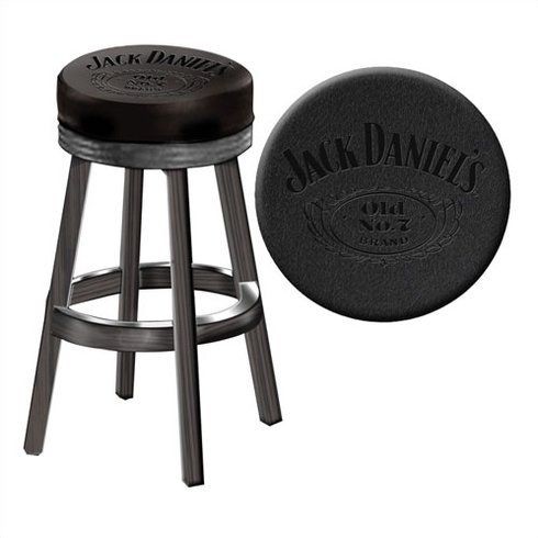 Jack daniels 30 25 swivel bar stool wood bar stools
