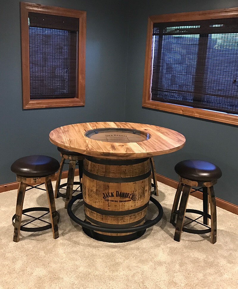 Jack daniels whiskey barrel pub table deutsch furniture 1