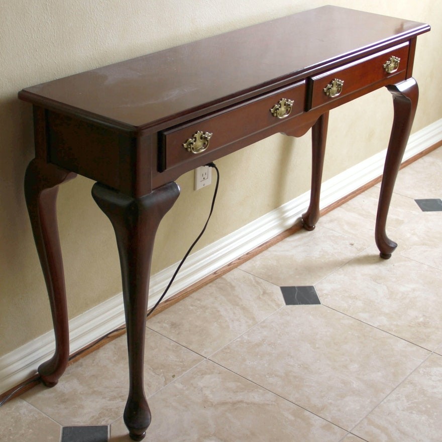 Late 20th to early 21st century queen anne style console