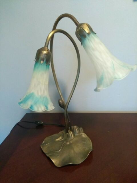 Lily pad tulip table lamp bedside boudoir desk light