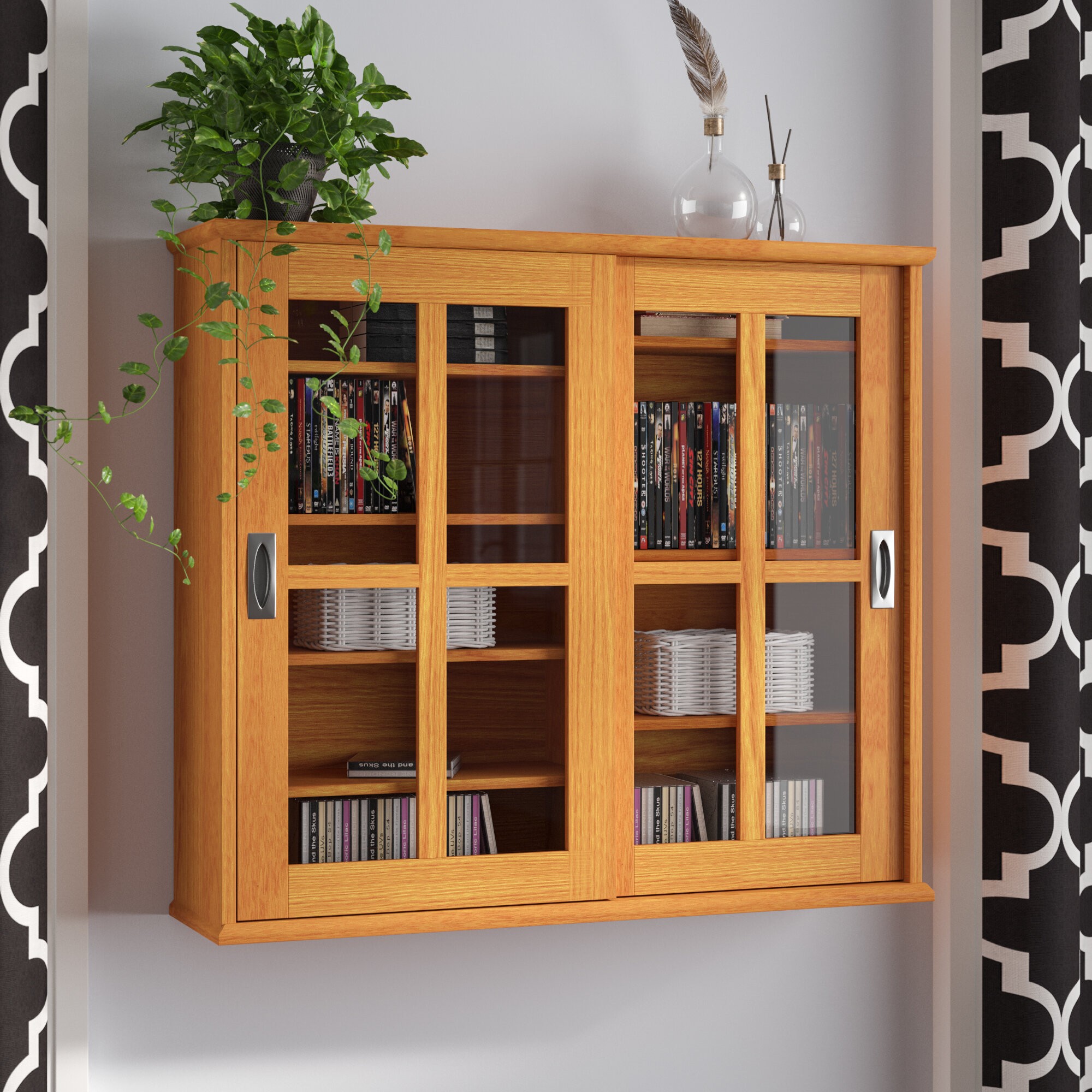 Loon peak multimedia wall mounted cabinet ebay