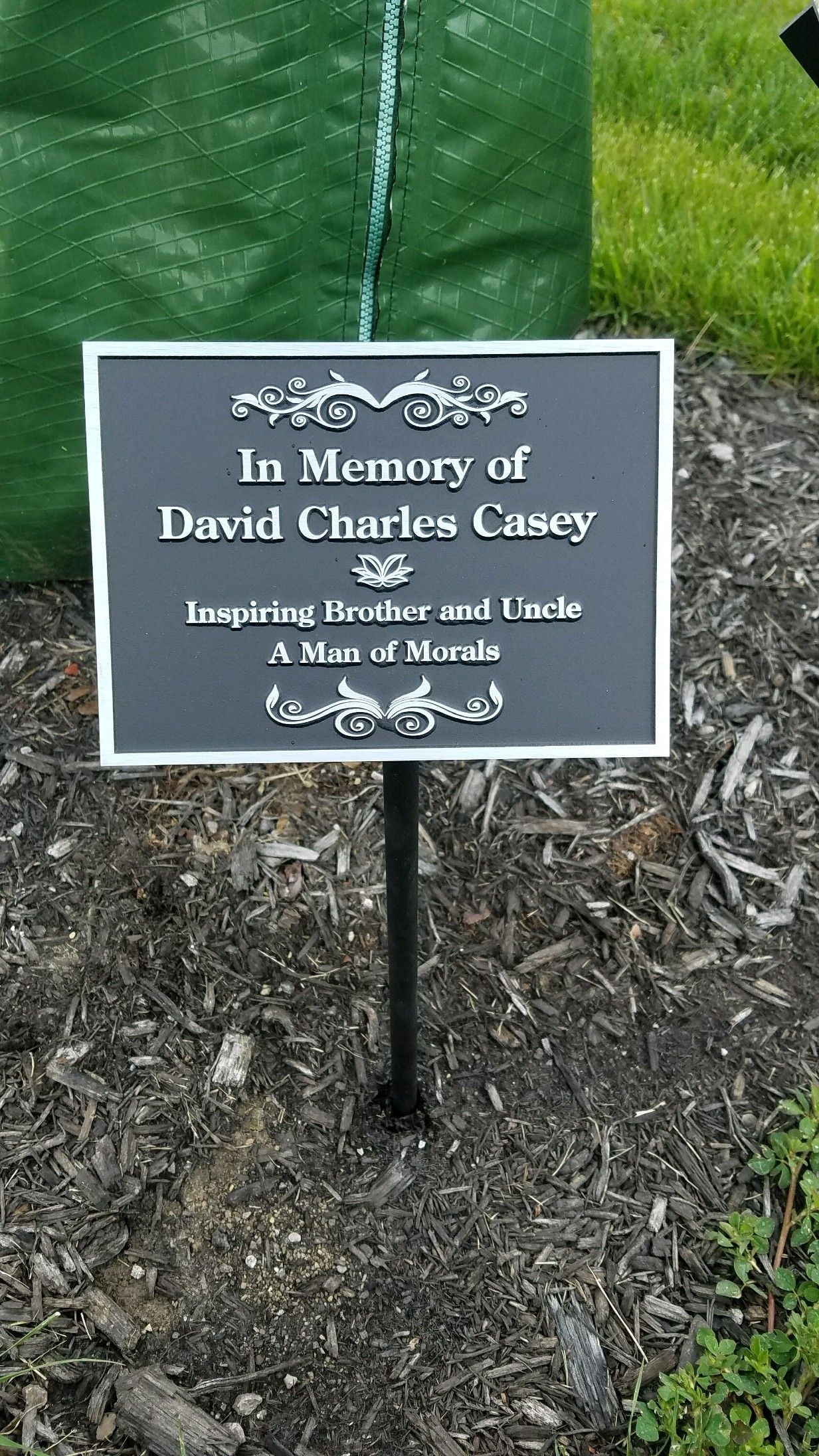 Memorial garden plaques