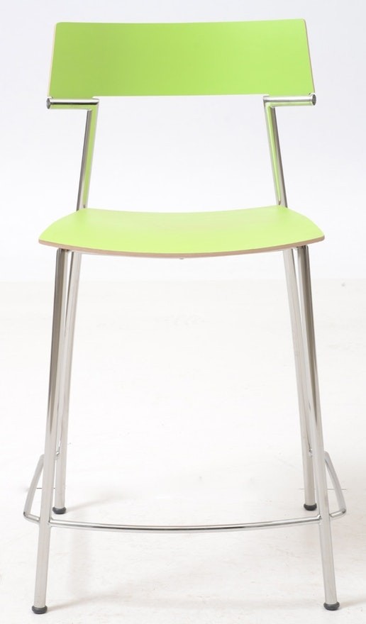 Modern lime green bar stools by vds international ebth 4