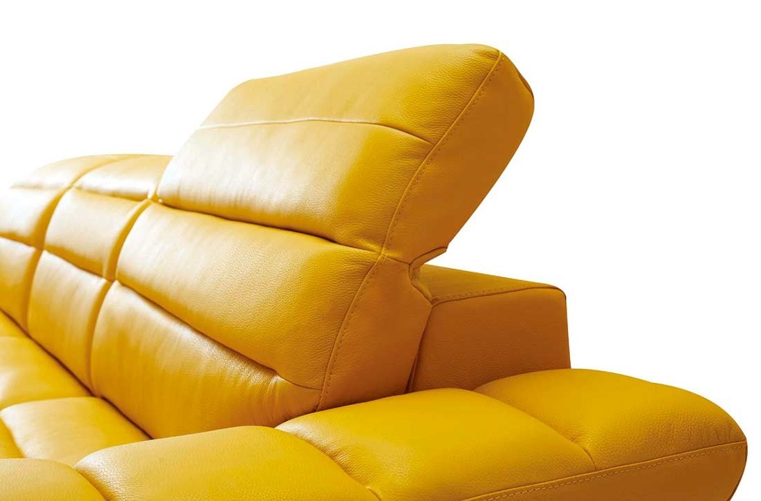Modern yellow sectional sofa vg 4 leather sectionals 2