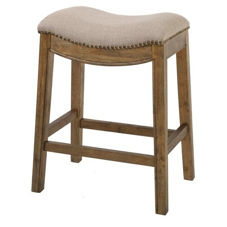 Newridge home saddle style 25 counter height stool with