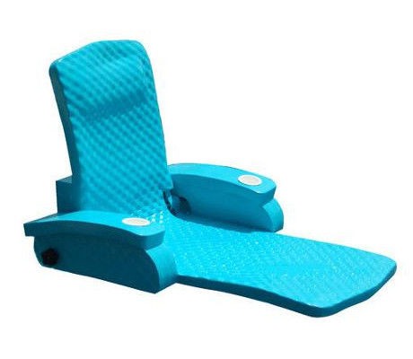 Non inflatable foam pool lounger smooth elegant