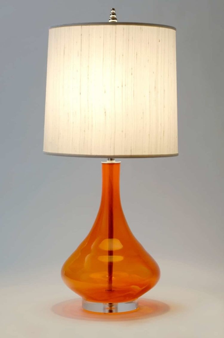 Orange table lamps selection o id lights